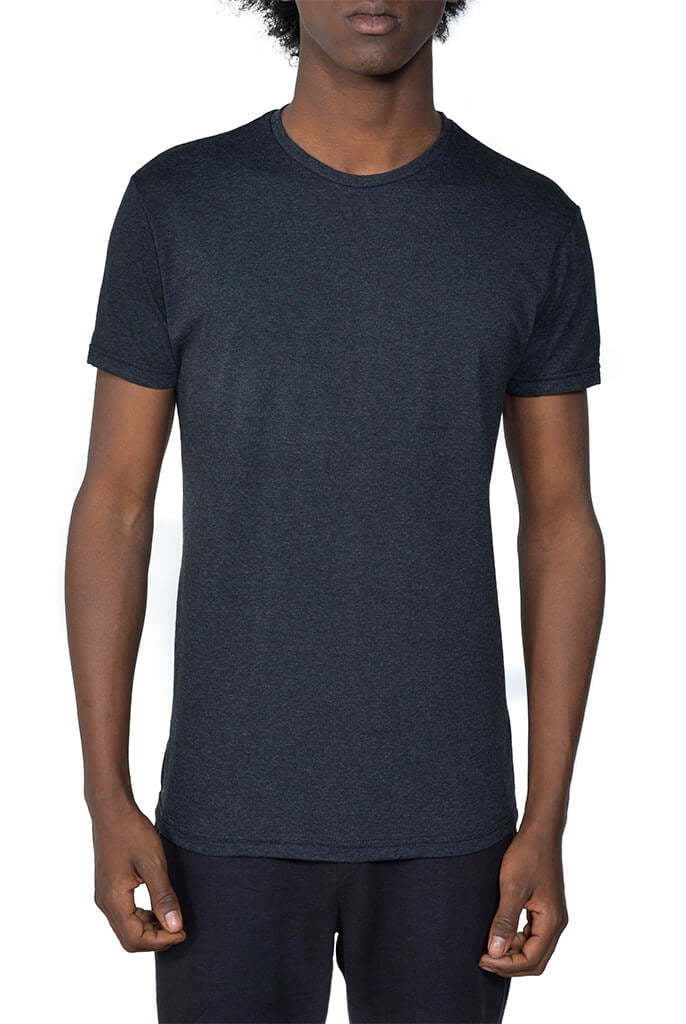 50/50 Short Sleeve Favorite Crewneck Tee | Charcoal | USA Made - Asheville Apparel