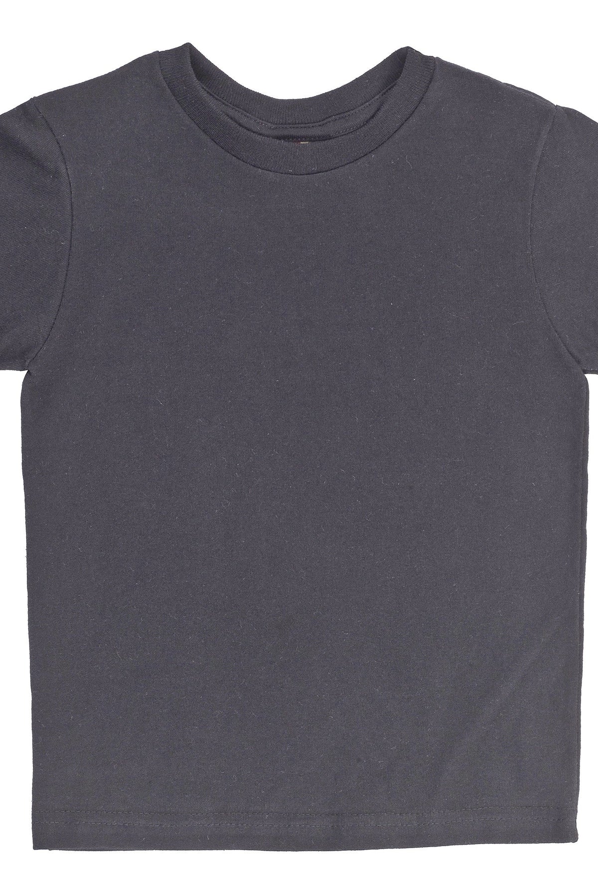 Kid's Organic Cotton Short Sleeve Crewneck Tee - Black - USA Made - Asheville Apparel