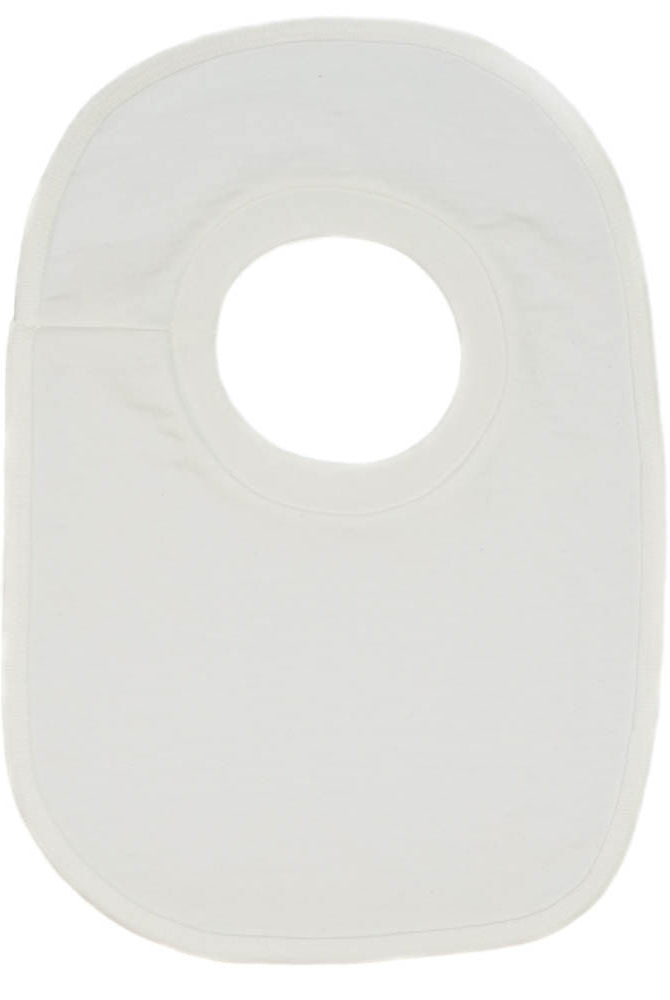 Organic Cotton Lightweight Terry Pullover Bib - Peroxide White - USA Made - Asheville Apparel
