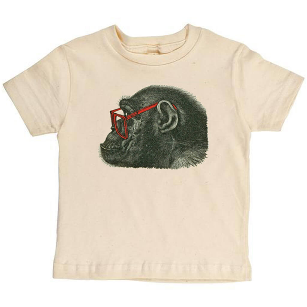 Gorilla In Glasses Youth Tee - Asheville Apparel