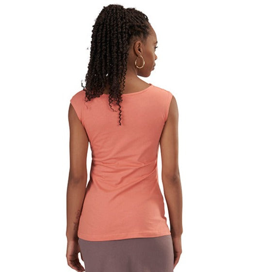 Sleeveless Cowl Neck Top