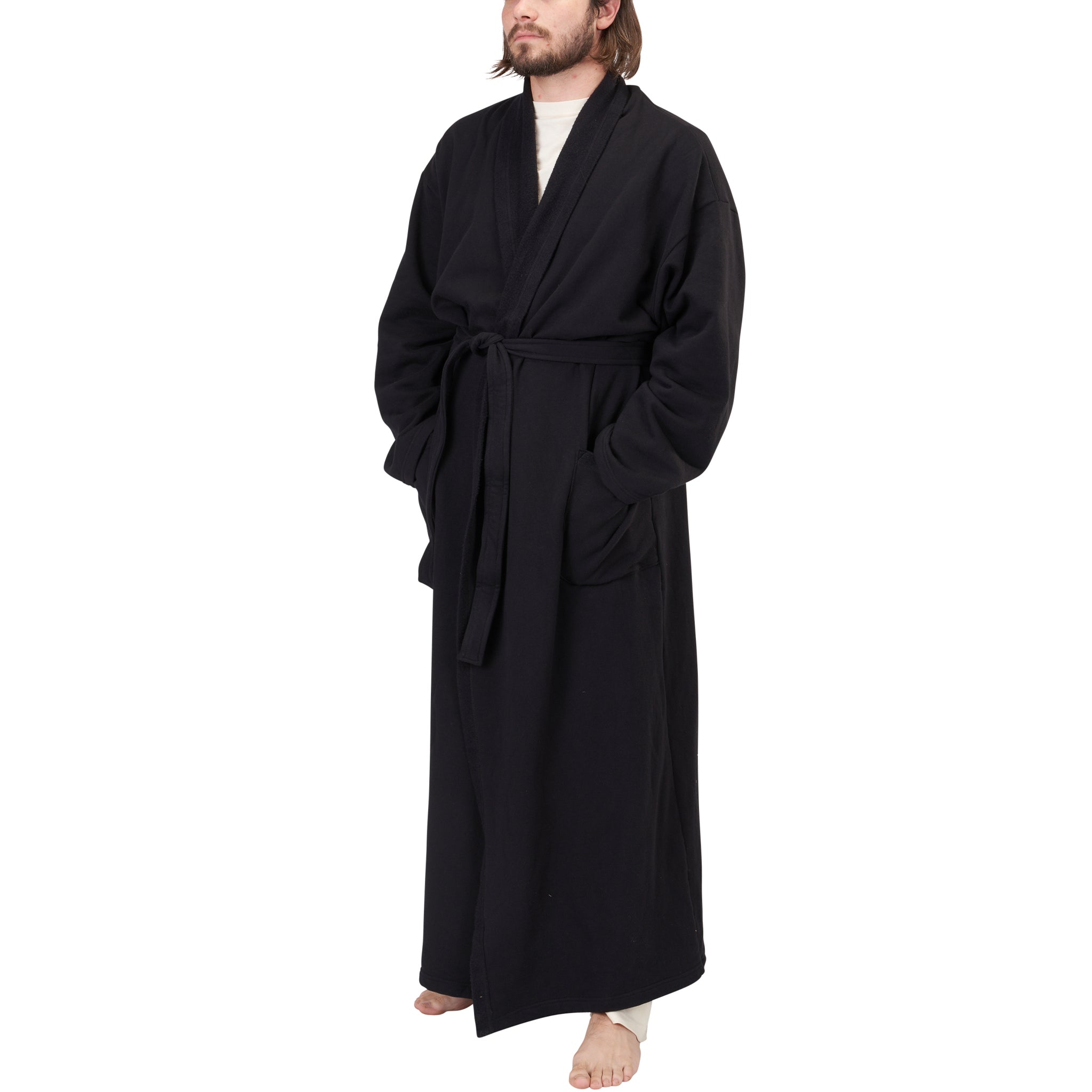 Top more than 127 black cotton dressing gown