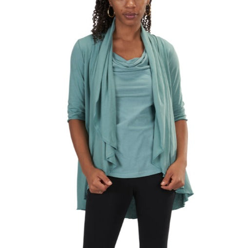 Ultra Lightweight Draped Cardigan – Spiritex | Sustainable Fabric