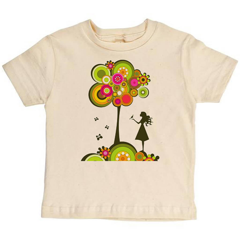 Girl With Tree Youth Tee - Asheville Apparel