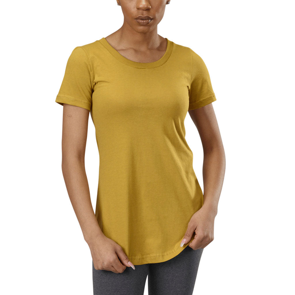 Organic Cotton Short Sleeve Tunic Tee | USA Made Women's Tunic