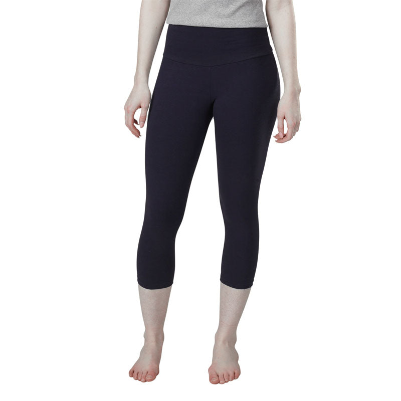 Weintee Women's High Waisted Cotton Capri Leggings S Navy : :  Clothing, Shoes & Accessories